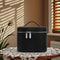 Large Capacity PU Leather Makeup Bag With Detachable Handle Travel Cosmetic Toiletry Organizer Cas 0