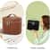 Large Capacity PU Leather Makeup Bag With Detachable Handle Travel Cosmetic Toiletry Organizer Cas 3