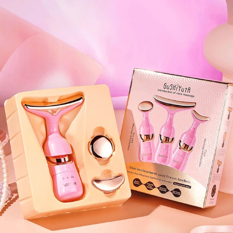 3 In 1 Facial Firming Lifting Device For Face Neck Eyes AntiAging Massage Face Slimmer Sculpting 7