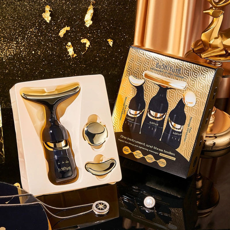 3 In 1 Facial Firming Lifting Device For Face Neck Eyes AntiAging Massage Face Slimmer Sculpting 12