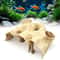 Aquarium Gravel Tunnel Cave Ornament Natural Curved Hideout Decor For Fish Tank Habitat Betta Shrim 0