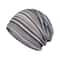 Soft Breathable Summer Beanie Hat Striped Openwork Knit Cap For Men Women Lightweight Travel Outdo 0