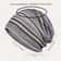 Soft Breathable Summer Beanie Hat Striped Openwork Knit Cap For Men Women Lightweight Travel Outdo 2