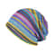 Soft Breathable Summer Beanie Hat Striped Openwork Knit Cap For Men Women Lightweight Travel Outdo 3