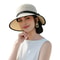 Summer Beach Straw Sun Hat With French Bowknot Breathable Elegant Wide Brim Hat For Travel Outdoor 7