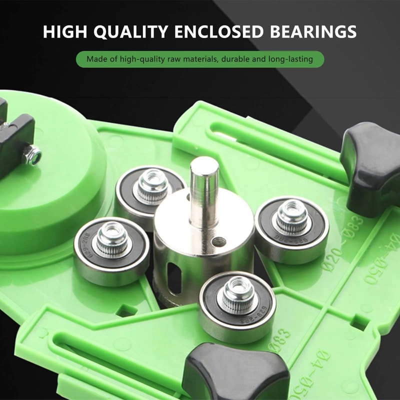 Suction Cup Hole Saw Guide Glass Tile Drilling Jig With SingleDouble Vacuum Base For Accurate NoSli 2