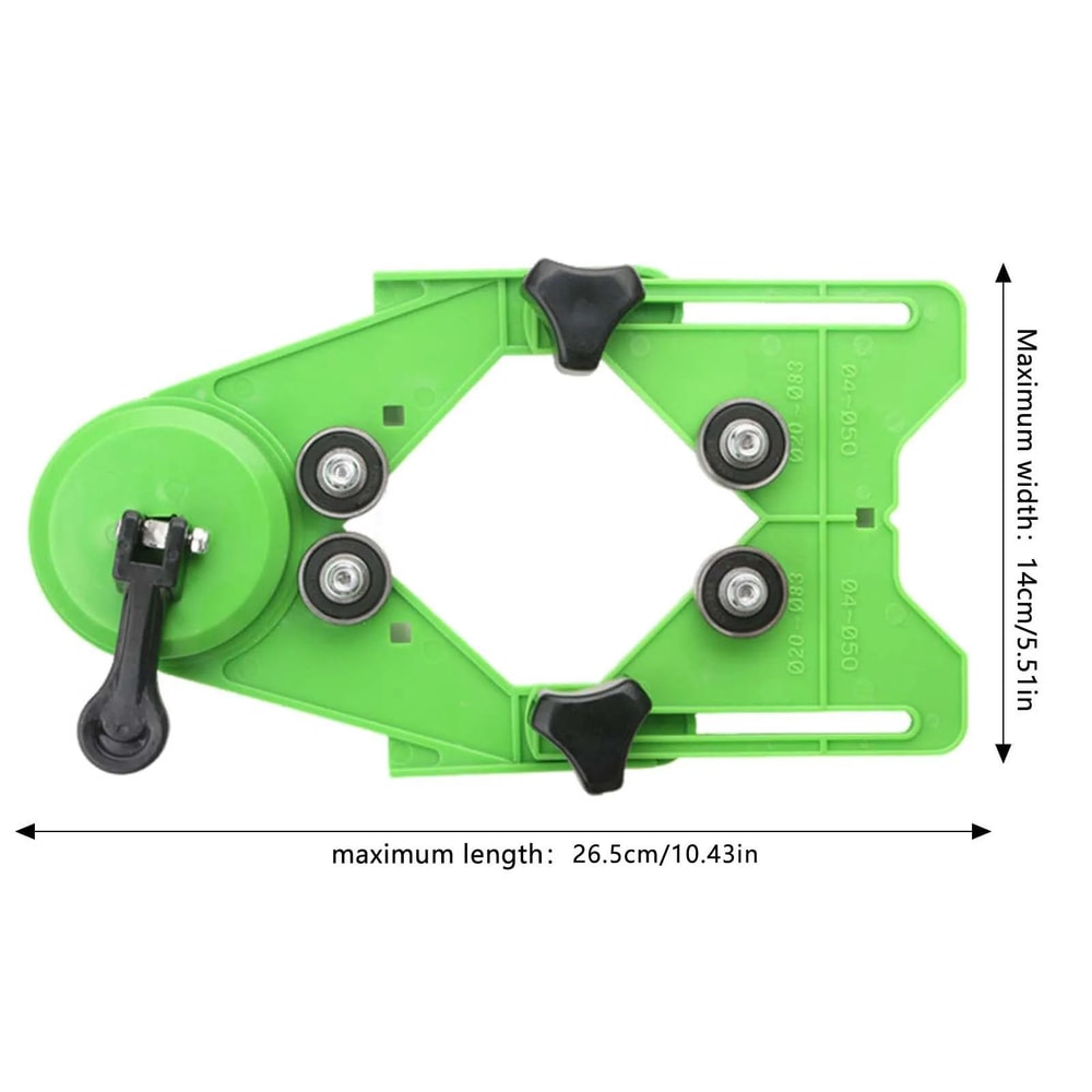 Suction Cup Hole Saw Guide Glass Tile Drilling Jig With SingleDouble Vacuum Base For Accurate NoSli 6