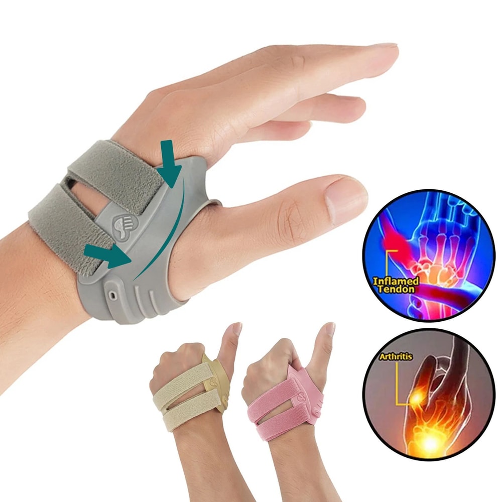Adjustable Thumb Spica Wrist Brace For Arthritis Carpal Tunnel Tendonitis Pain Relief With Stable 5