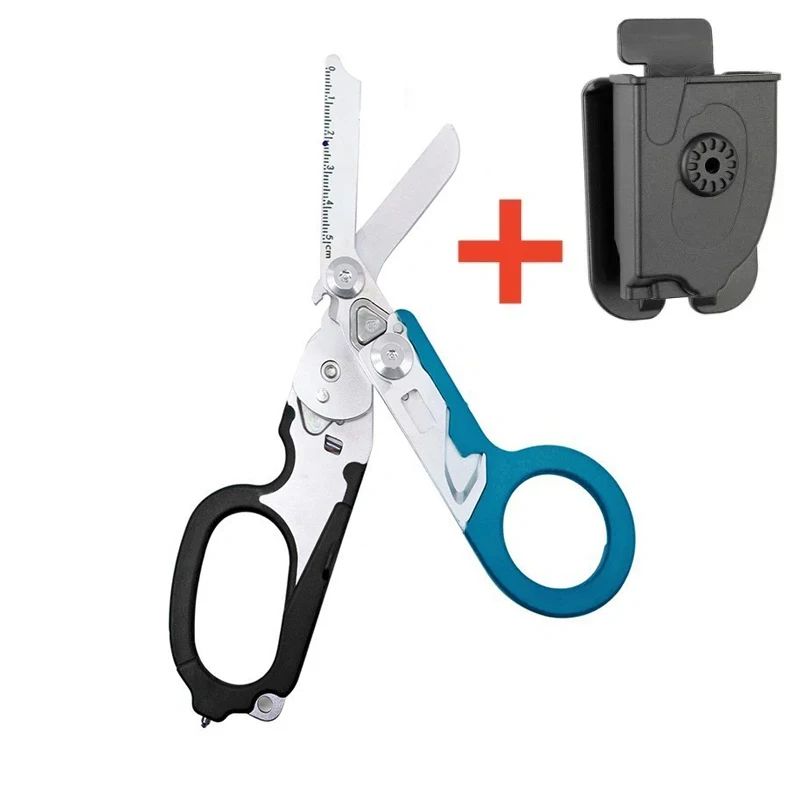Tactical Folding Trauma Shears MultiTool Survival Scissors For First Aid EMT Rescue Outdoor EDC Eme 8