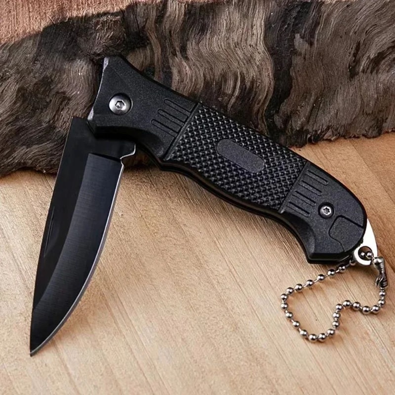 Stainless Steel Mini Folding Keychain Knife High Hardness EDC Pocket Tool For Camping Survival Eve 3