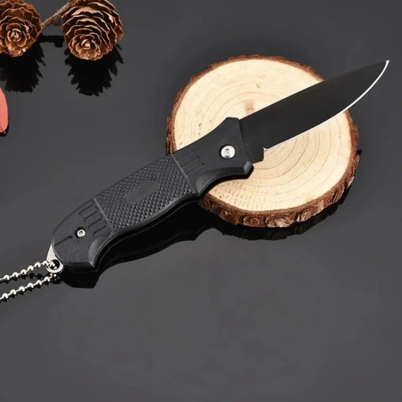 Stainless Steel Mini Folding Keychain Knife High Hardness EDC Pocket Tool For Camping Survival Eve 5