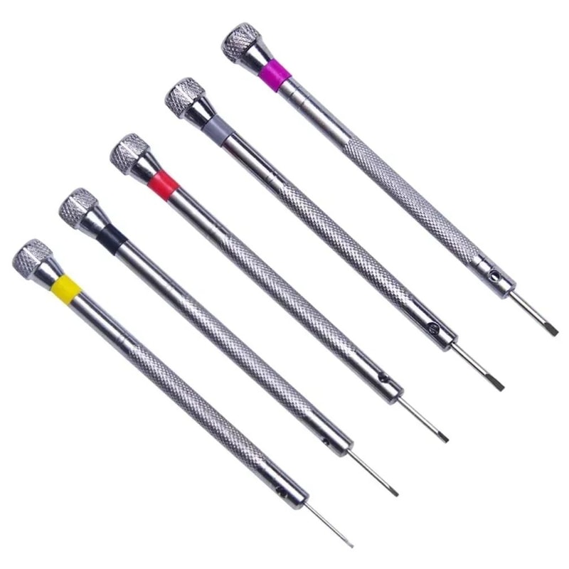 Watch Repair Screwdriver Set 132116 Inches Steel With Mini Link Pins For Band Removal Watchmaker To 0