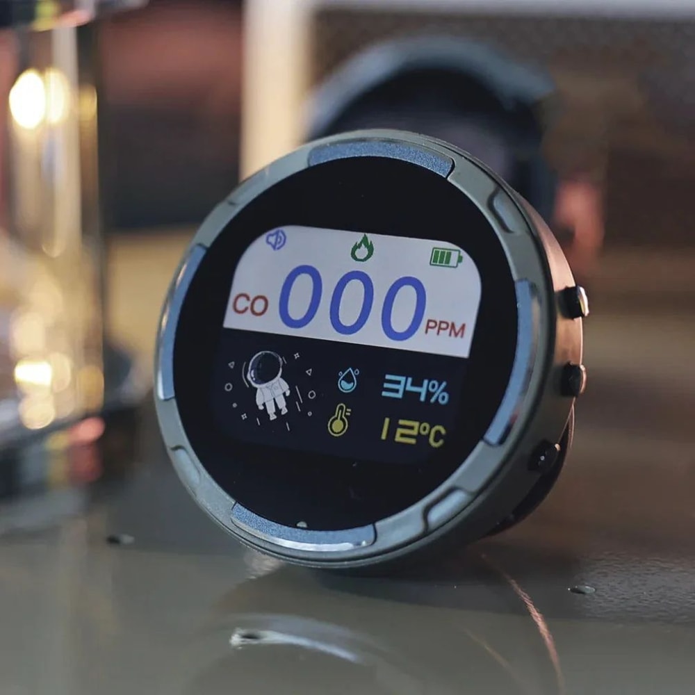 Portable Carbon Monoxide Detector Alarm For Camping Home CO Leak Sensor With Loud Alert For RV Ten 1