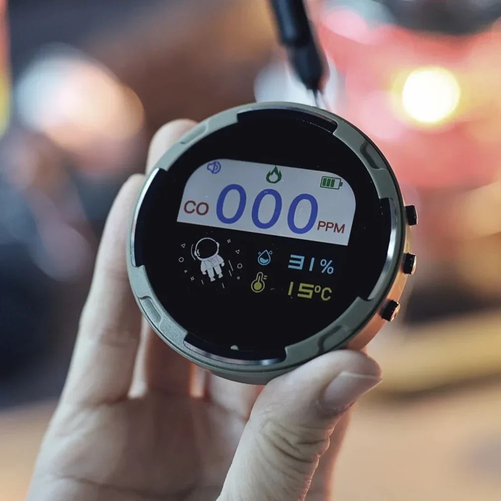 Portable Carbon Monoxide Detector Alarm For Camping Home CO Leak Sensor With Loud Alert For RV Ten 2