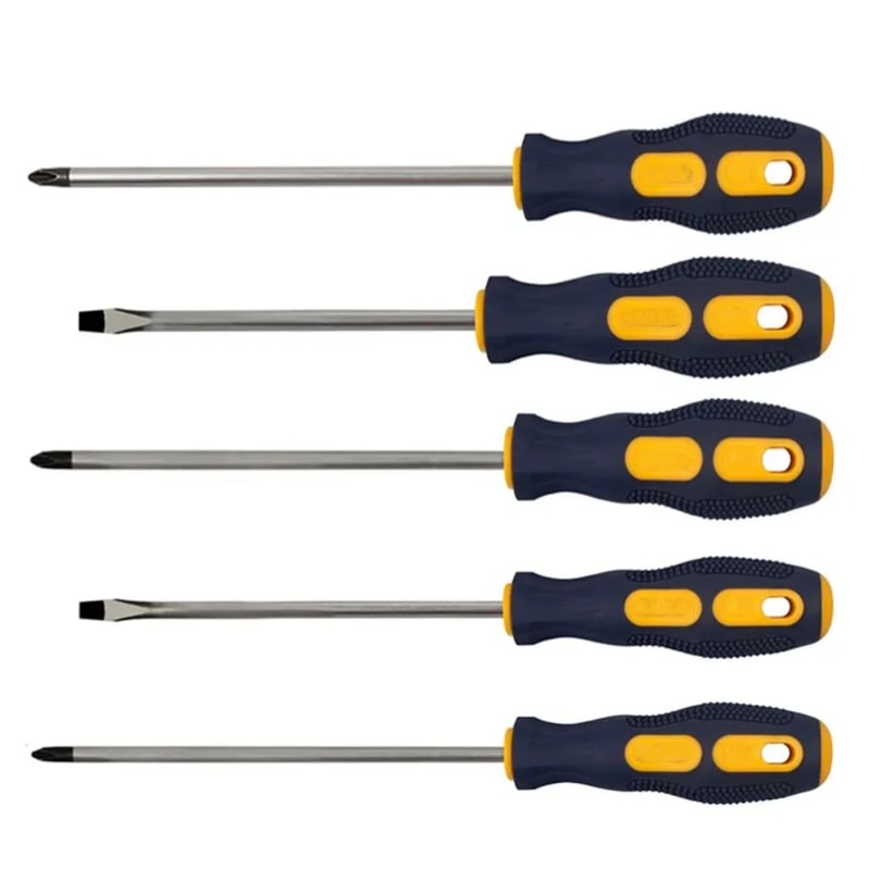 Magnetic Screwdriver Set PH0PH1PH2 Phillips 356mm Slotted 100200mm Length Drivers For Home DIY Re 3