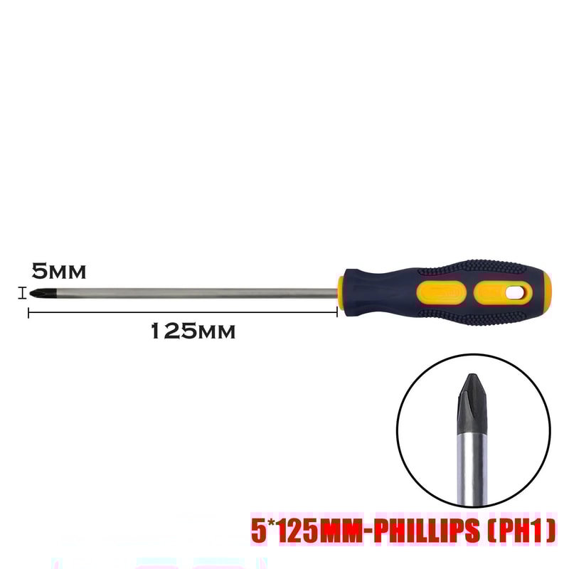 Magnetic Screwdriver Set PH0PH1PH2 Phillips 356mm Slotted 100200mm Length Drivers For Home DIY Re 8