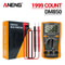 AutoRanging Digital Multimeter 1999 Count ACDC Voltage Tester Ohm Current Ammeter For Home Auto El 8