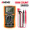 AutoRanging Digital Multimeter 1999 Count ACDC Voltage Tester Ohm Current Ammeter For Home Auto El 9