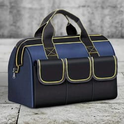 13/20in heavy duty tool bag 1680d oxford cloth waterproof wear-resistant high capacity electrician & woodworking tote