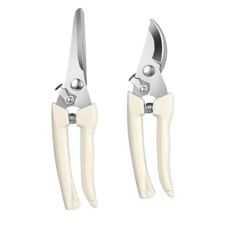 Stainless Steel Fruit Picking Pruning Shears Gardening Scissors For Tree Trimming Flower Cutting 9