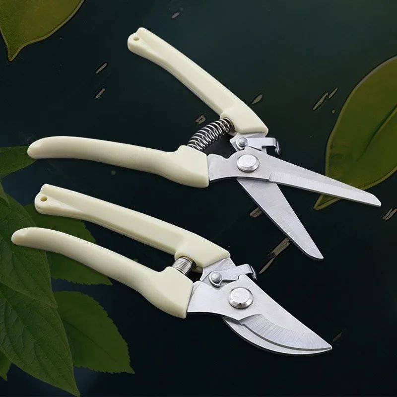 Stainless Steel Fruit Picking Pruning Shears Gardening Scissors For Tree Trimming Flower Cutting 4