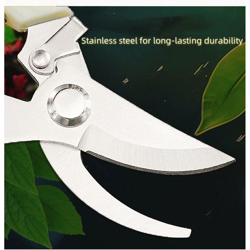 Stainless Steel Fruit Picking Pruning Shears Gardening Scissors For Tree Trimming Flower Cutting 5