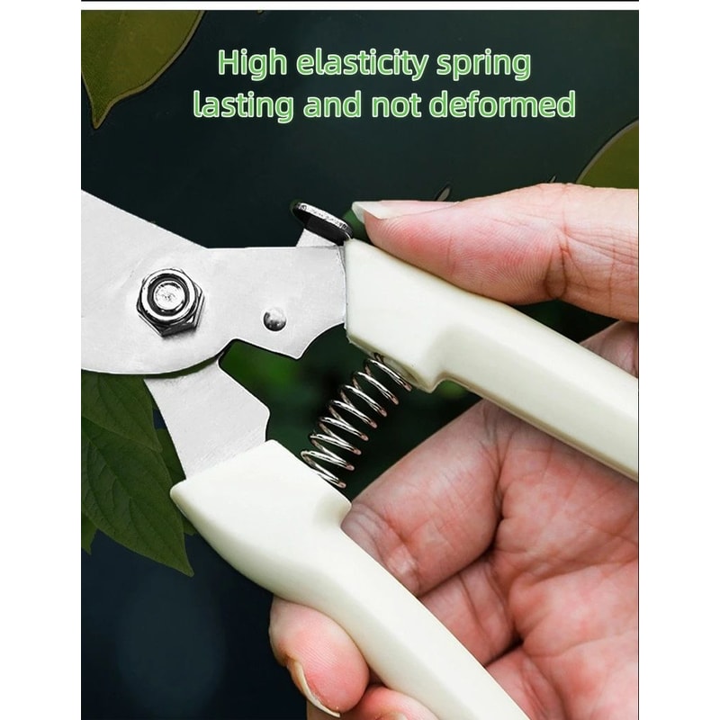 Stainless Steel Fruit Picking Pruning Shears Gardening Scissors For Tree Trimming Flower Cutting 7