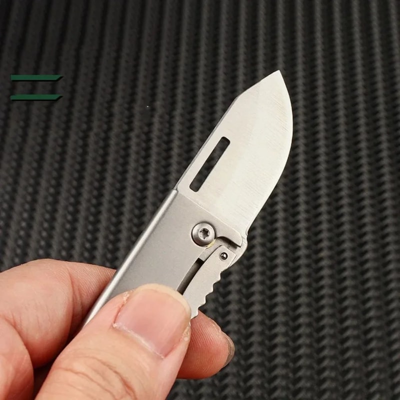 Mini D2 Steel Folding Knife With Bottle Opener Clip Hanger High Hardness EDC Cutting Tool For Campi 4