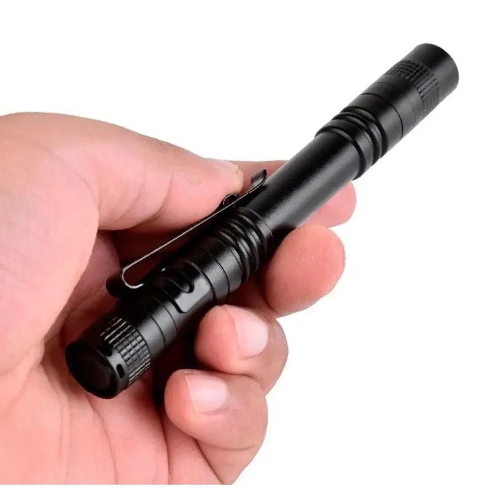 Mini LED Pen Flashlight Super Bright Portable Focus Beam Torch For Camping Outdoor Emergency Ever 7