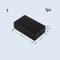 Waterproof ABS Electronic Enclosure Box Black Instrument Project Case Housing For DIY Circuits Ele