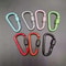 DShape Carabiner Clip MultiColor Safety Buckle Keychain Hook For Camping Hiking Travel Outdoor Ge 1