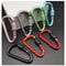 DShape Carabiner Clip MultiColor Safety Buckle Keychain Hook For Camping Hiking Travel Outdoor Ge 2