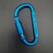 DShape Carabiner Clip MultiColor Safety Buckle Keychain Hook For Camping Hiking Travel Outdoor Ge 16
