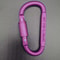 DShape Carabiner Clip MultiColor Safety Buckle Keychain Hook For Camping Hiking Travel Outdoor Ge 18