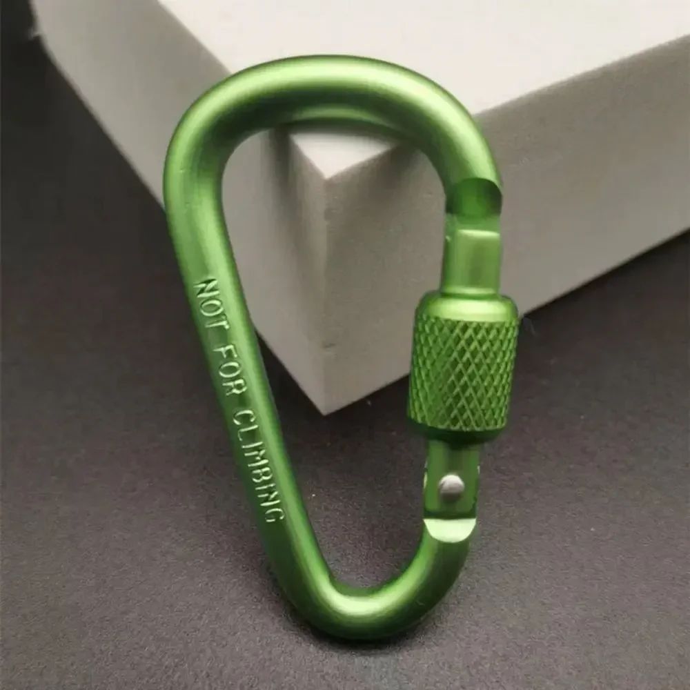 DShape Carabiner Clip MultiColor Safety Buckle Keychain Hook For Camping Hiking Travel Outdoor Ge 22