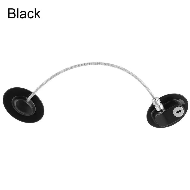 Child Safety Cabinet Drawer Lock With KeyCode AntiOpen Baby Proof Strap For Doors Fridge Home St 6