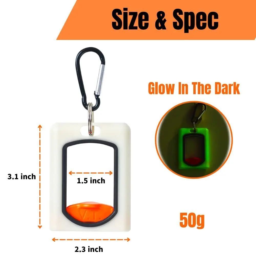 Fluorescent Cable Tie Organizer Holder Portable Square Zip Tie Storage Tool For Cable Management 5