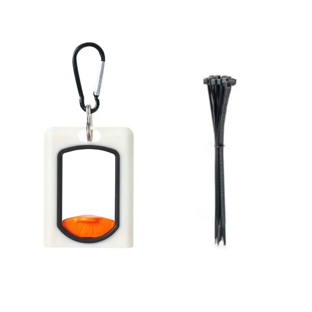 Fluorescent Cable Tie Organizer Holder Portable Square Zip Tie Storage Tool For Cable Management 8