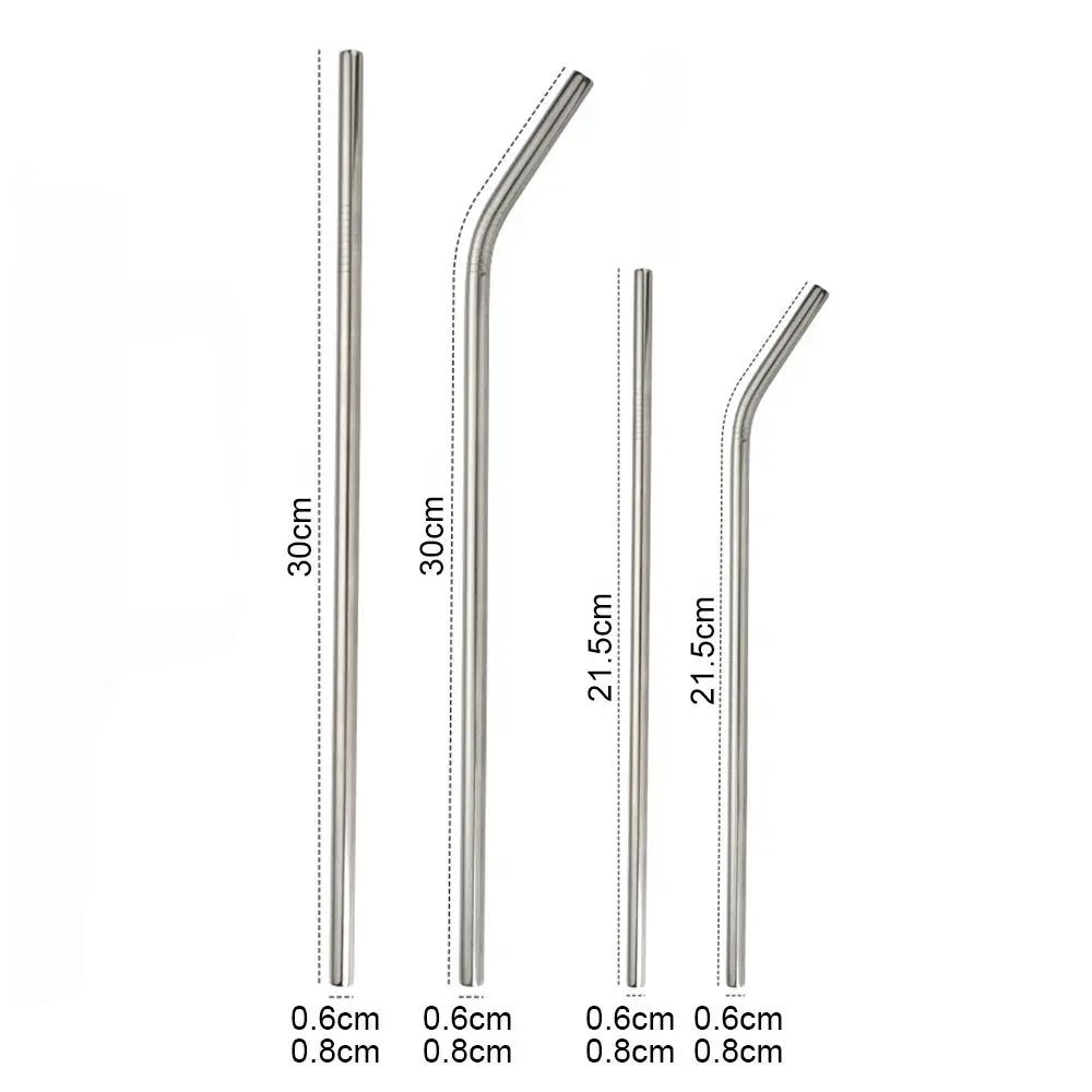 Reusable Stainless Steel Straws 2431in Straight Bent Replacement Straws For Stanley 30oz 40oz Tye 1