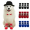 4 Pcs Waterproof Winter Dog Shoes Warm AntiSlip Snow Boots With Soft Sole Adjustable Paw Covers Fo 1