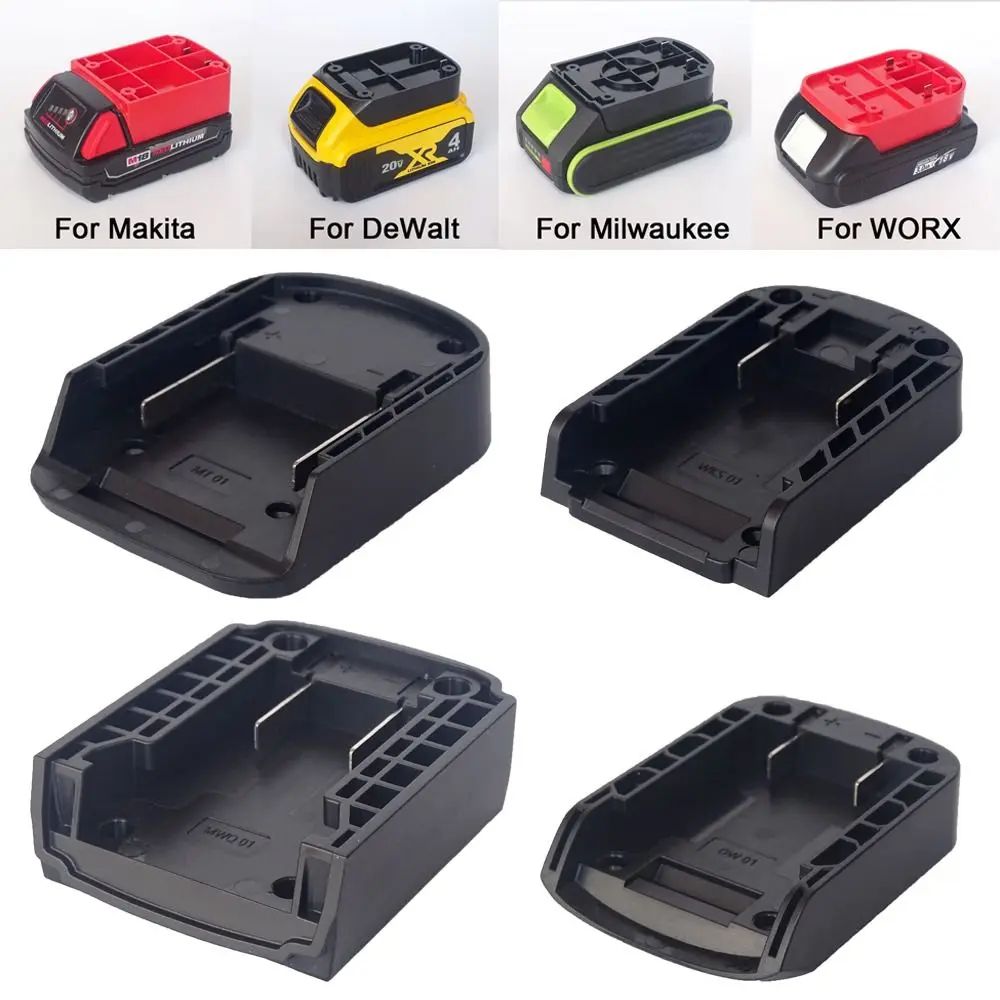 Power Tool Battery Adapter Converter Base DIY Connector Shell For Makita DeWalt WORX Milwaukee Li 1