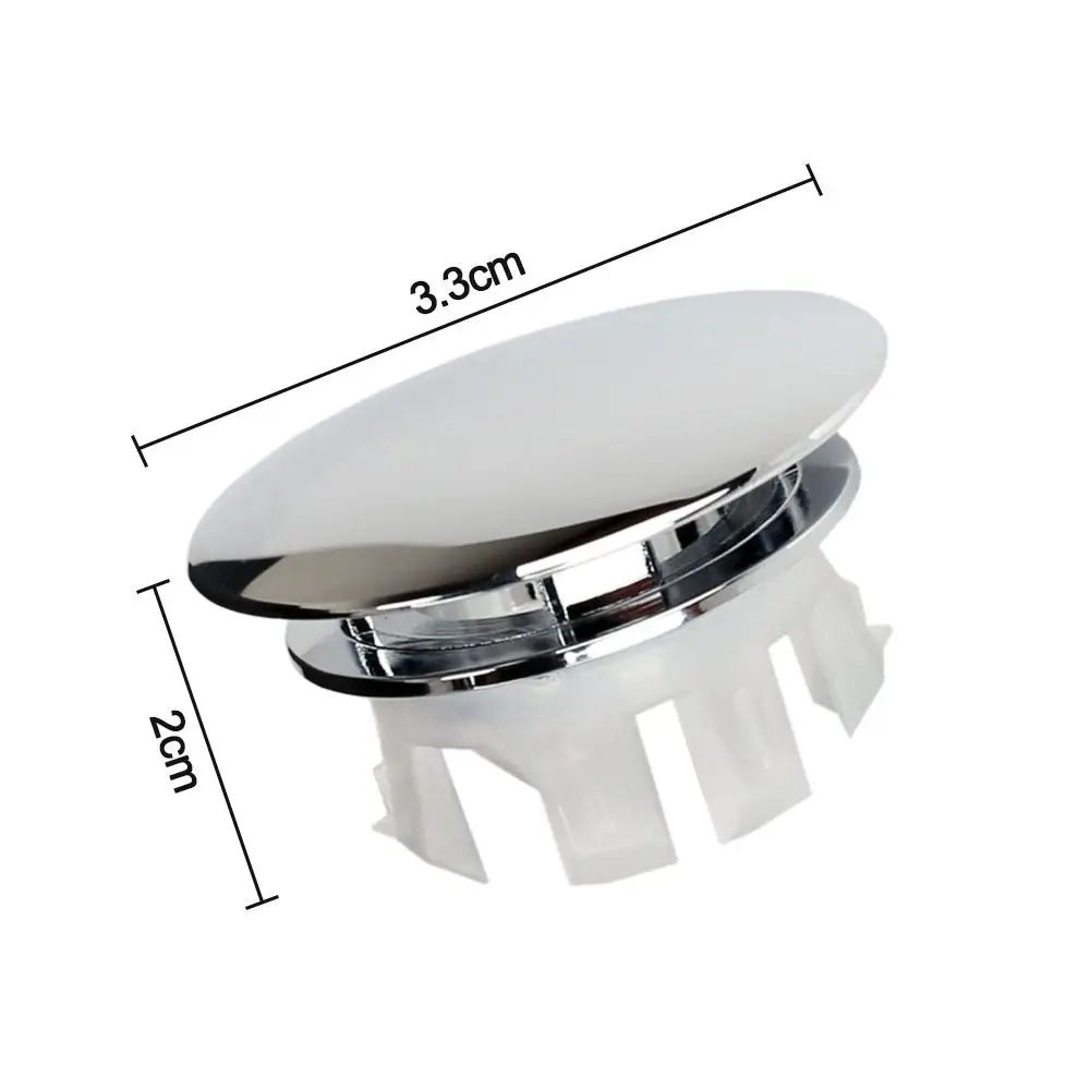 Round Sink Overflow Ring Cover Wash Basin Overflow Hole Trim Insert For Kitchen Bathroom Decorati 5