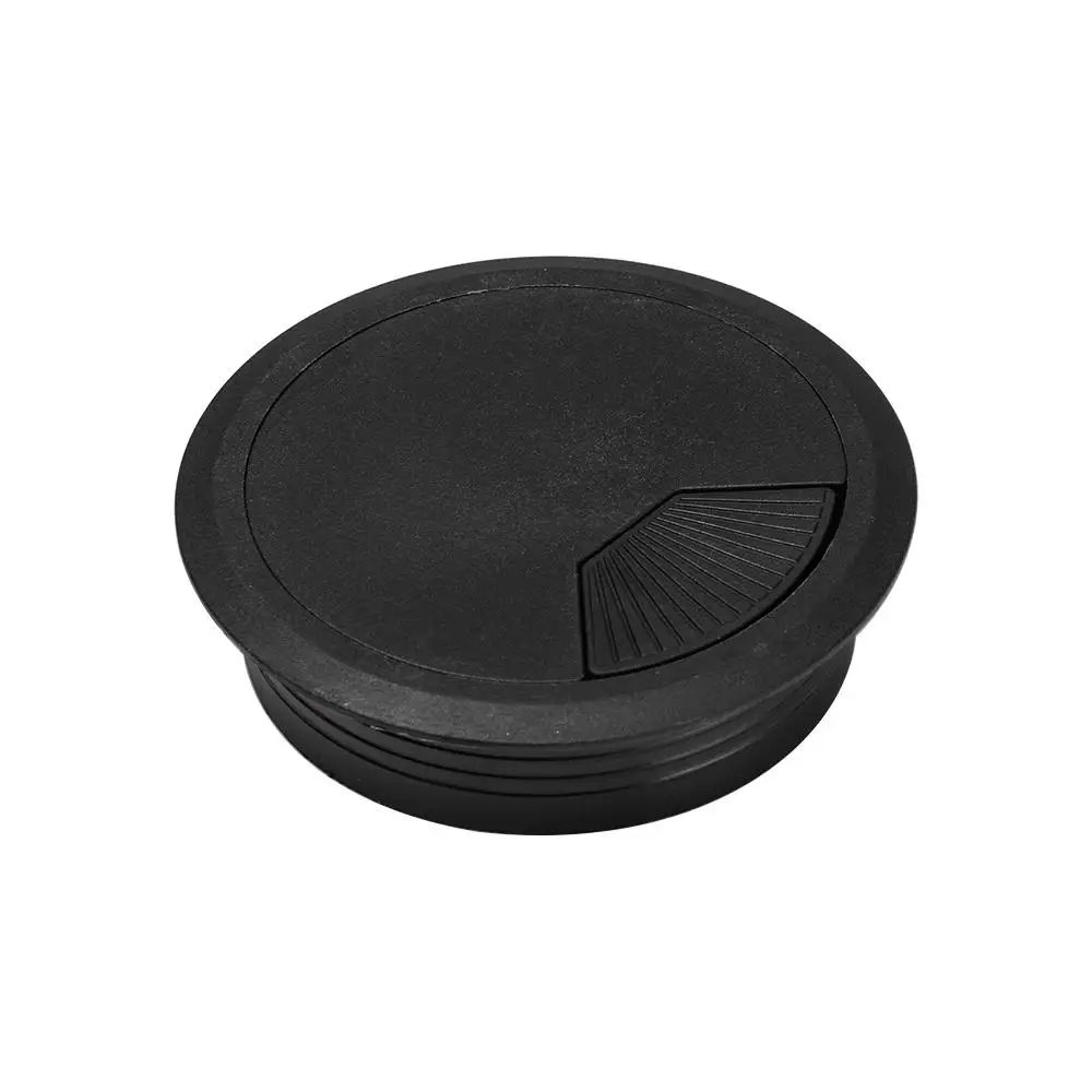 Desk Cable Grommet Wire Hole Cover Office Table Cord Organizer Outlet Port Insert Cable Passing Bo 7
