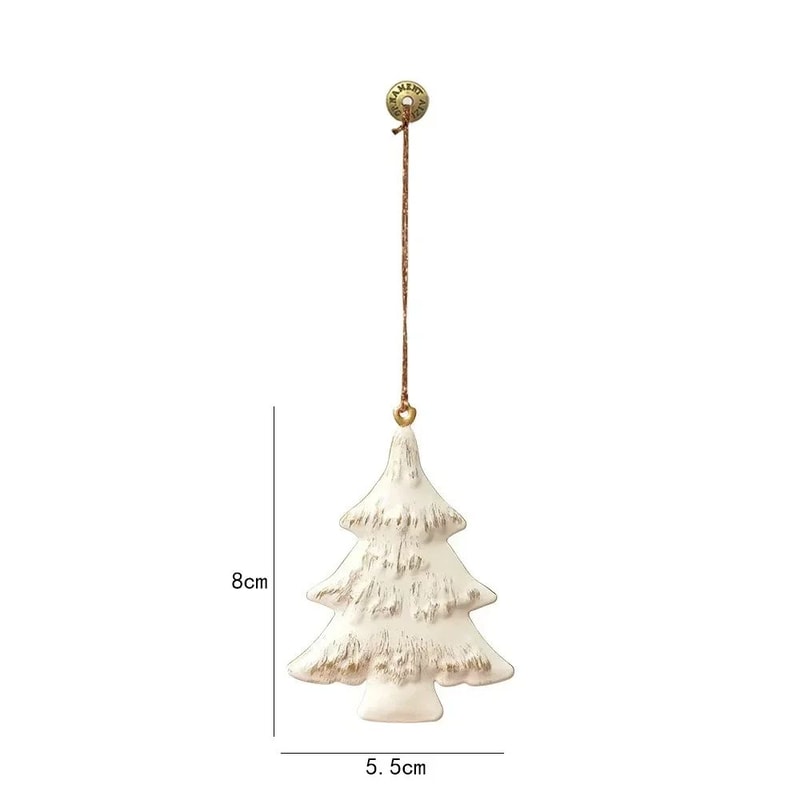 Iron Art Christmas Hanging Ornaments DIY Cartoon Soldier Angel Drops For Tree Party Crafts Holiday 19