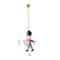 Iron Art Christmas Hanging Ornaments DIY Cartoon Soldier Angel Drops For Tree Party Crafts Holiday 23