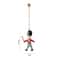 Iron Art Christmas Hanging Ornaments DIY Cartoon Soldier Angel Drops For Tree Party Crafts Holiday 24