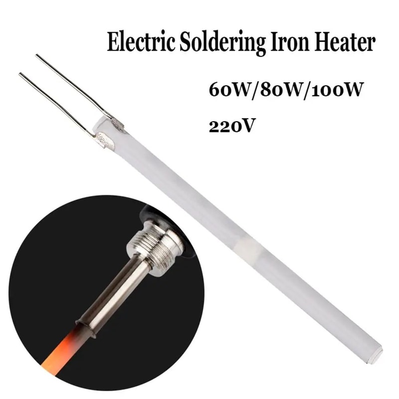 Adjustable Temp Electric Soldering Iron 220V 60W80W100W Ceramic Heater For 908908S Fast Heating Re 0