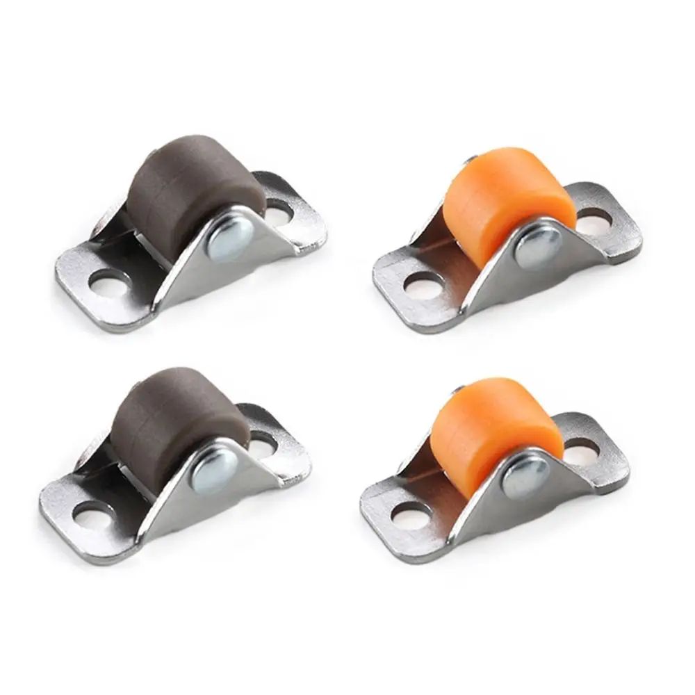 0508in Silent Rubber Furniture Casters Universal Mini Wheels For Chair Sofa Table Trolley Platform 1