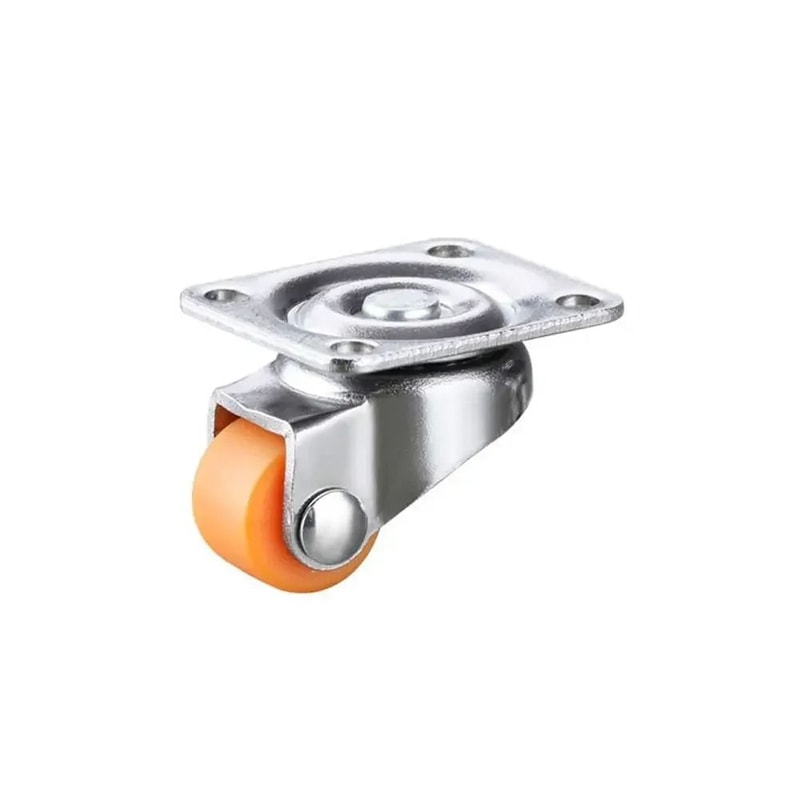 0508in Silent Rubber Furniture Casters Universal Mini Wheels For Chair Sofa Table Trolley Platform 9