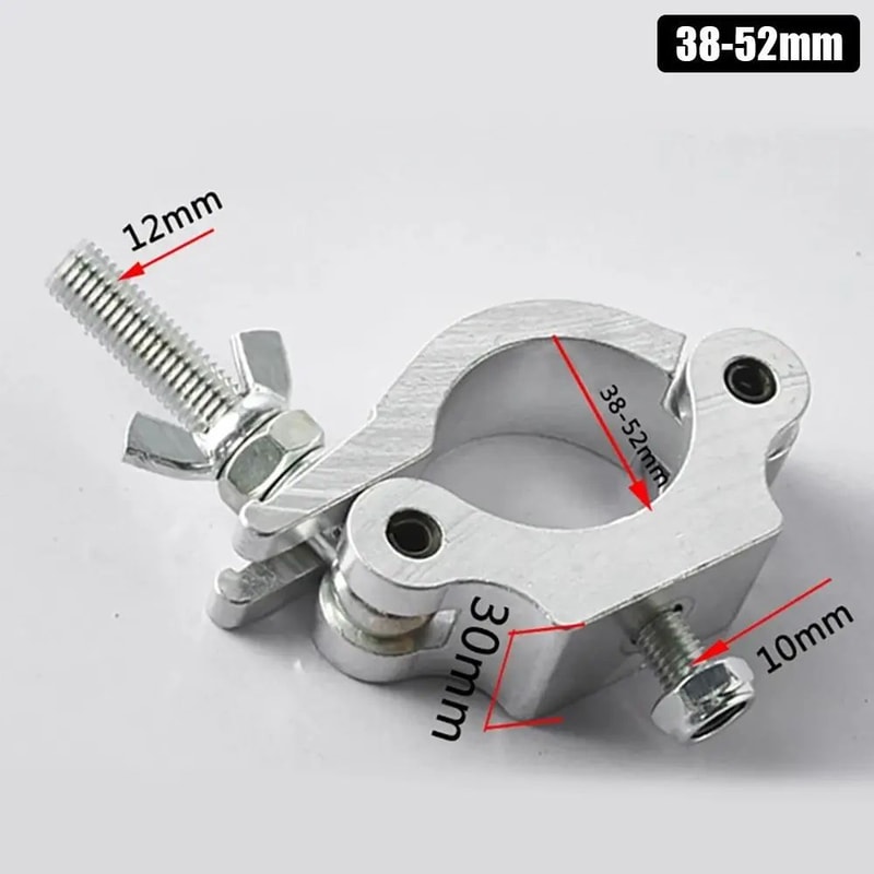 Aluminum Stage Light Truss Clamp Quick Release DJ Lighting Hook Bracket 1821mm 3852mm Secure Lamp 6